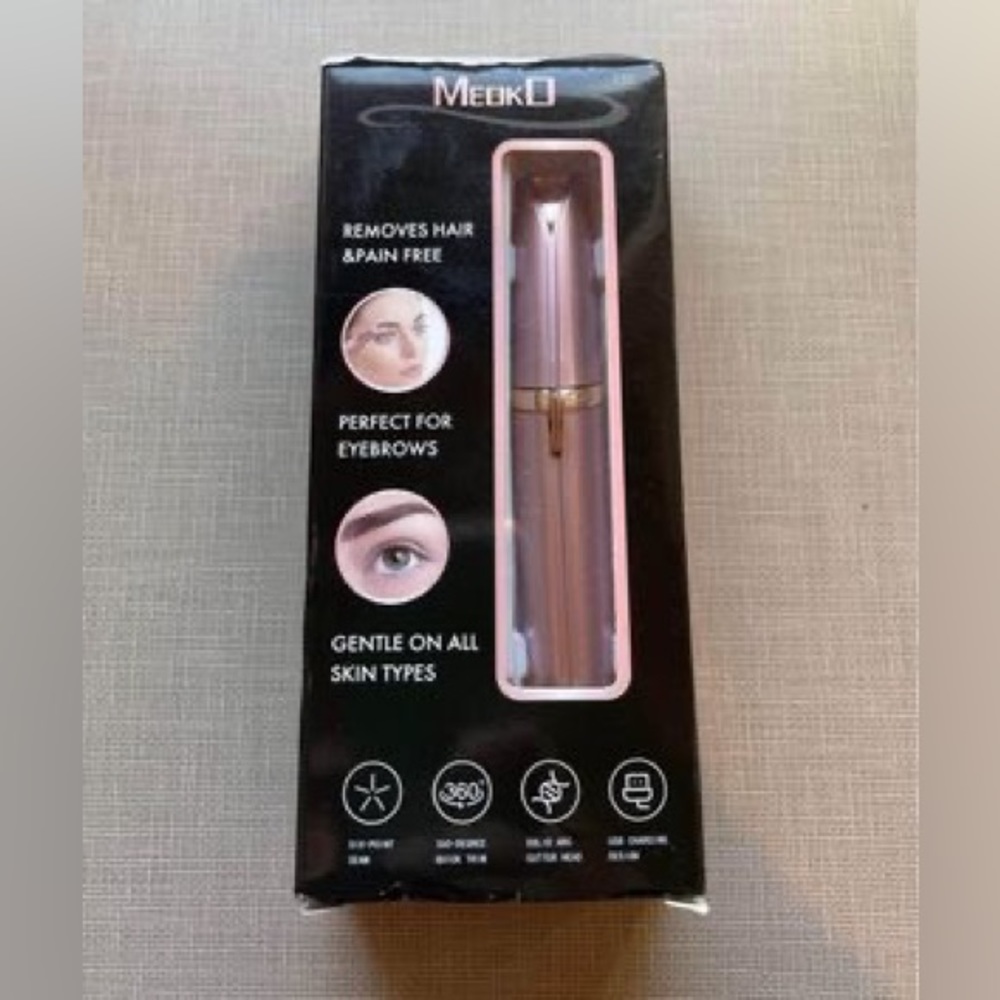 Electronic eyebrow trimmer.